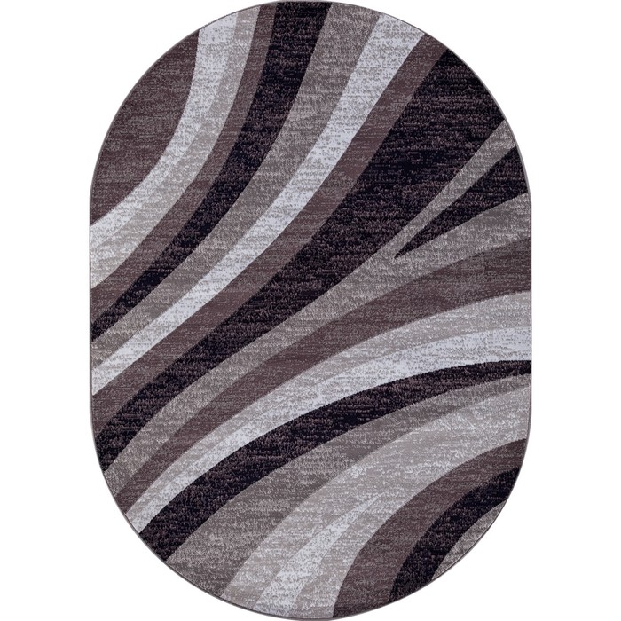 Ковёр овальный Merinos Silver, размер 150x400 см, цвет gray-purple