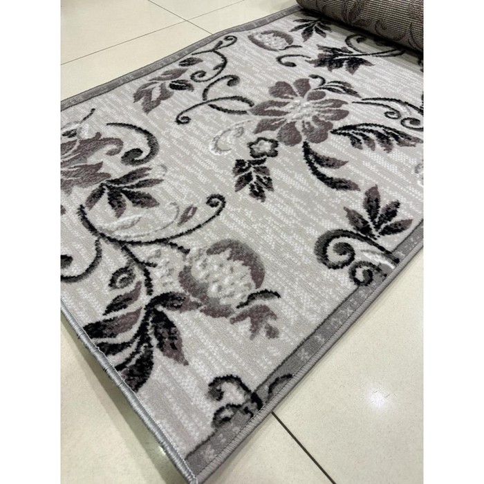 

Ковровая дорожка Merinos Silver, размер 90x3000 см, цвет gray