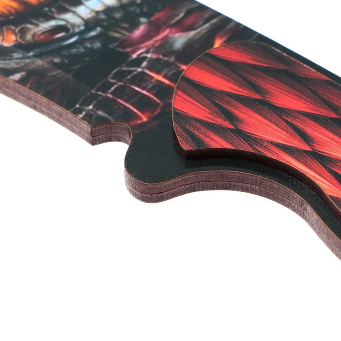 Сувенир деревянный нож мачете "Дракон", 65 см