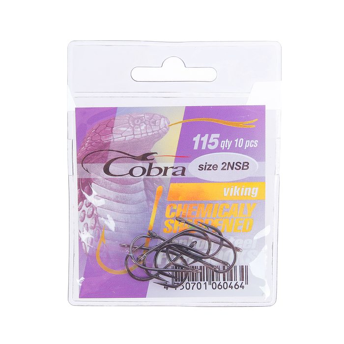 Крючок "COBRA" 115 NSB-02 (набор 10 шт.)