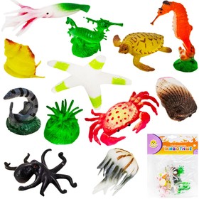 

Игровой набор морских животных «Удивительные животные», 12 фигурок