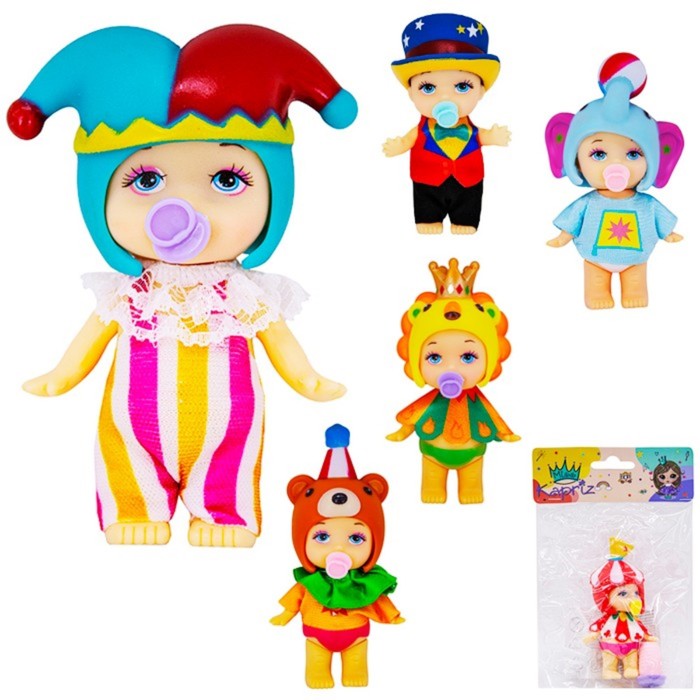 Пупс в шапочке, МИКС