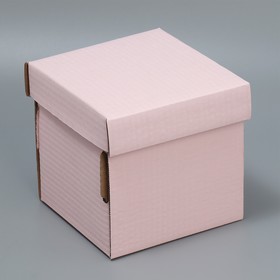 Складная коробка «Розовая», 15х15х15 см Ош