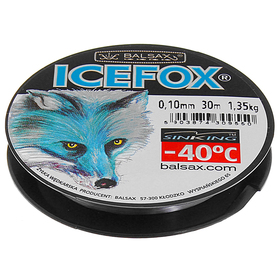 

Леска зимняя Balsax Ice Fox, 0,10 мм, длина 30 м