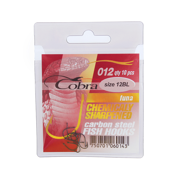 Крючок "COBRA" 012 BL-12 (набор 10 шт.)
