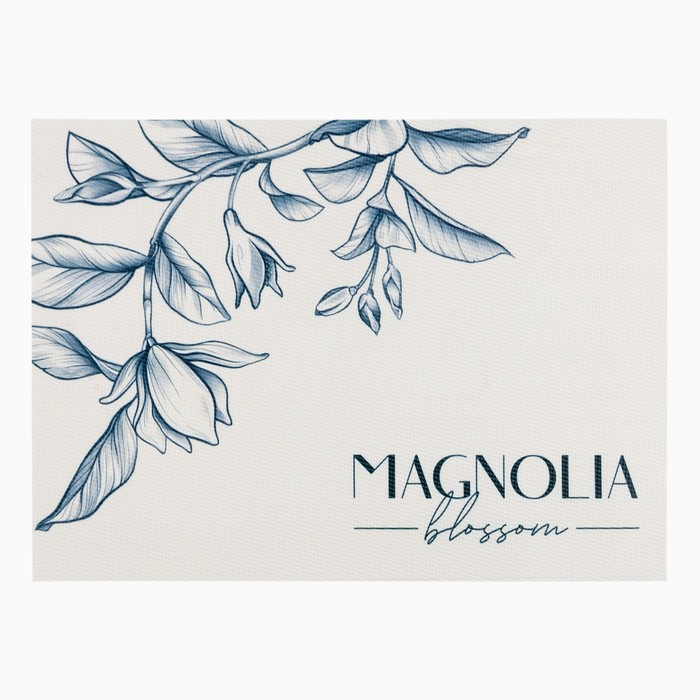 фото Салфетка на стол доляна "magnolia" пвх 40*29см