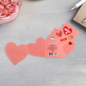 

Валентинка "LOVE!" глиттер, 12,5х19,4 см