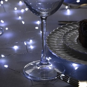 

НИТЬ ROSA. "МИШУРА" IP20, 2 м, Н.С. LED(1608)-50-6V, CR2032x2 (в компл.), фиксинг, БЕЛЫЙ 5198