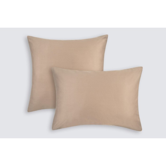 Набор наволочек «Моноспейс», размер 50х70 см - 2 шт, цвет бежевый