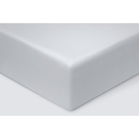 Простыня на резинке «Моноспейс», размер 90х200х23 см, цвет серый