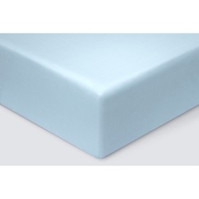 Простыня на резинке «Моноспейс», размер 140х200х23 см, цвет голубой