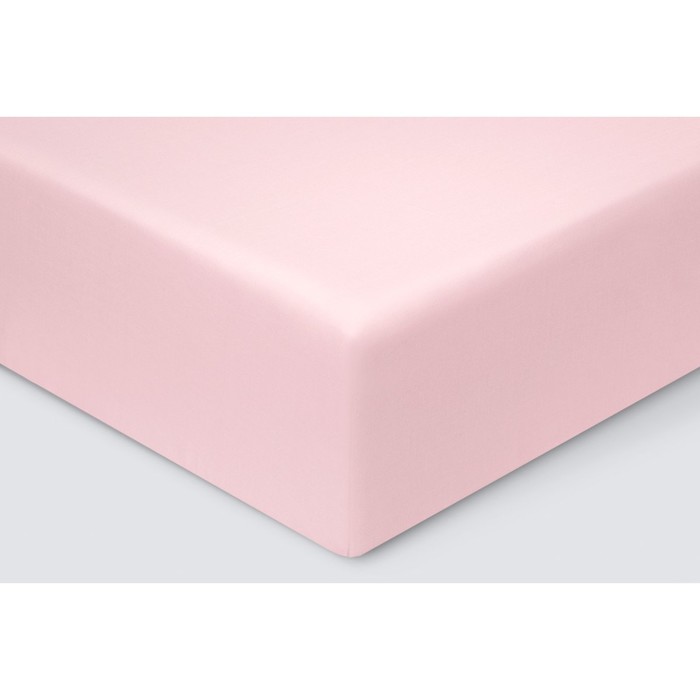 фото Простыня на резинке «моноспейс», размер 160х200х23 см, цвет светло-розовый ecotex