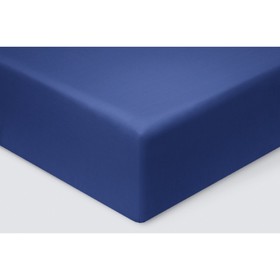Простыня на резинке «Моноспейс», размер 160х200х23 см, цвет тёмно-синий