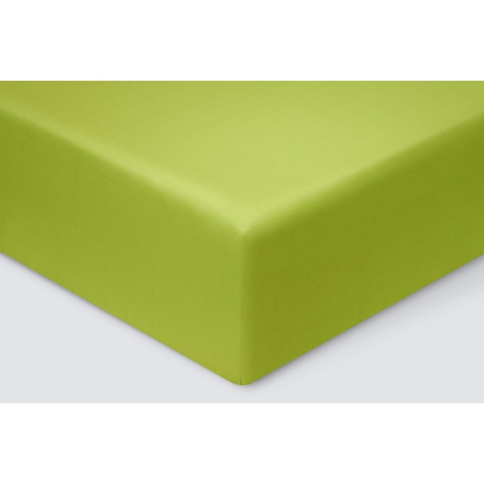 фото Простыня на резинке «моноспейс», размер 180х200х23 см, цвет салатовый ecotex