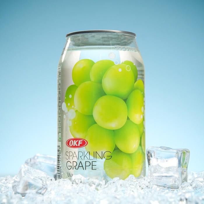 OKF Sparkling Grape Напиток б/а газированный со вкусом винограда, 350 мл