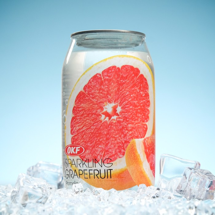 OKF Sparkling Grapefruit Напиток б/а газированный со вкусом грейпфрута, 350 мл