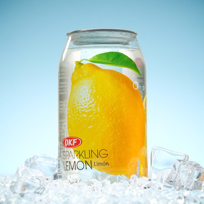OKF Sparkling Lemon Напиток б/а газированный со вкусом лимона, 350 мл