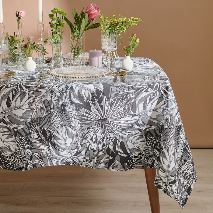 

Скатерть Этель Palm leaves 149х110 см, 100% хлопок, саржа 190 г/м2
