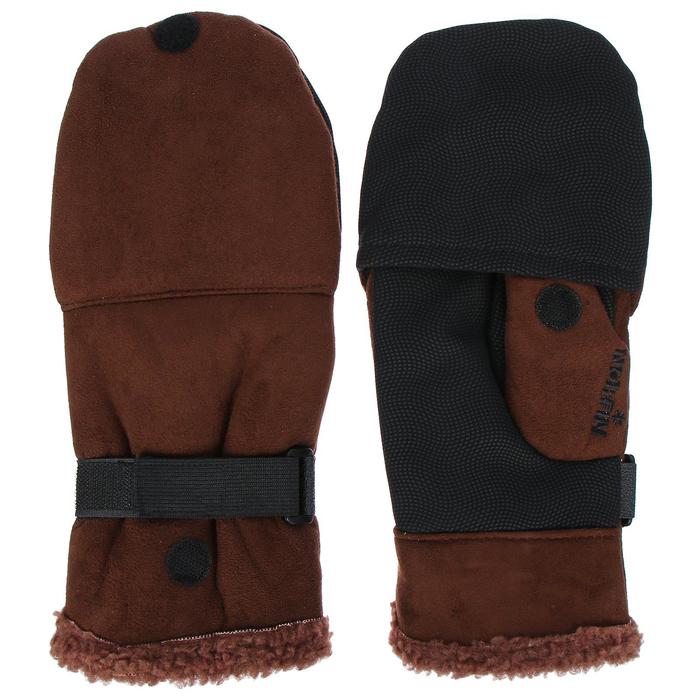 Перчатки-варежки ветрозащитные "NORFIN", отстегивающиеся, размер XL