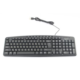 

Клавиатура Gembird KB-8340UM-BL, проводная, мембранная, 107 клавиши, USB, чёрная