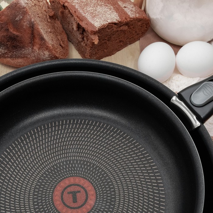 

Набор Tefal, 3 предметов: 2 сковороды - d=24/28, съёмная ручка