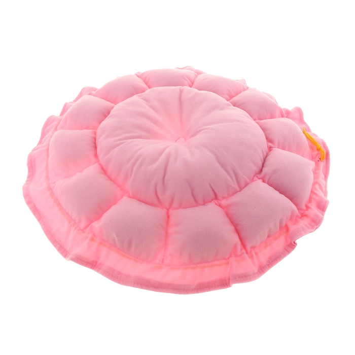 Лежанка на затяжке "Гнездо", 55 х 8 см, красное