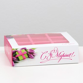 Коробка под 9 конфет с обечайкой 