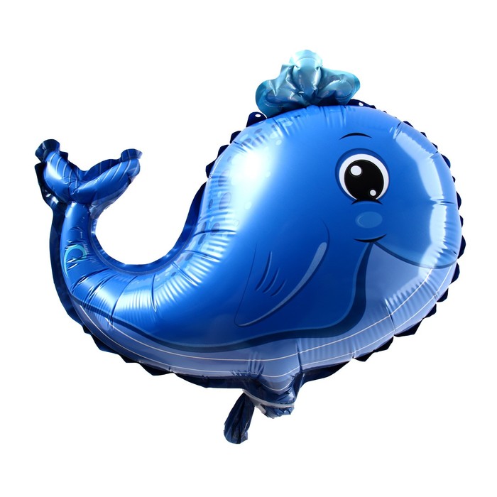 Шар фольгированный 14 «Весёлый дельфин» шар фольгированный 33 весёлый осьминог цвет фиолетовый