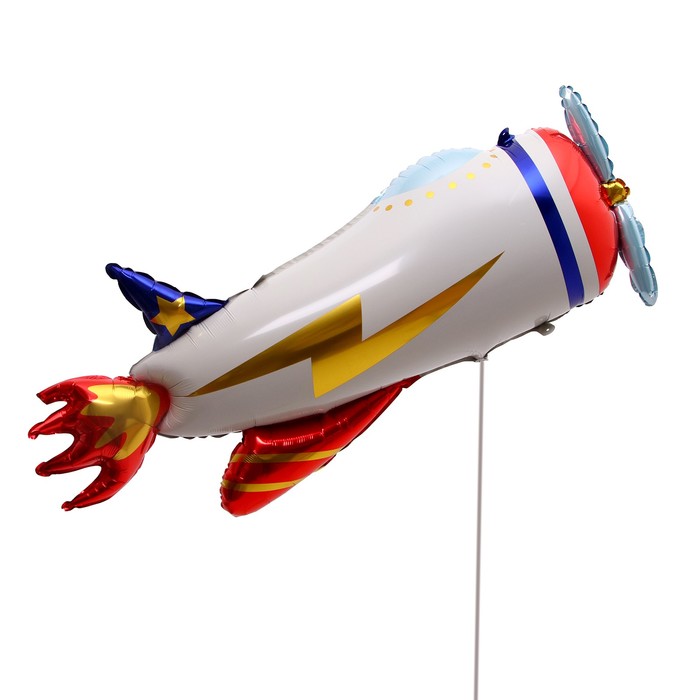 Шар фольгированный 42 «Игрушечный самолёт» шар фольгированный 30 самолёт