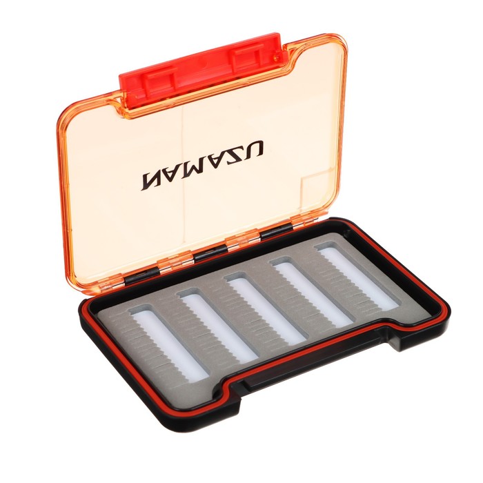 Коробка для мормышек и мелких аксессуаров, Namazu Slim Box, тип A, 137 х 95 х 16 мм