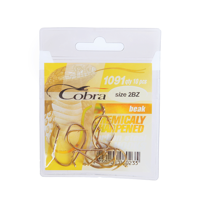Крючок "COBRA" 1091 Bz-02 (набор 10 шт.)