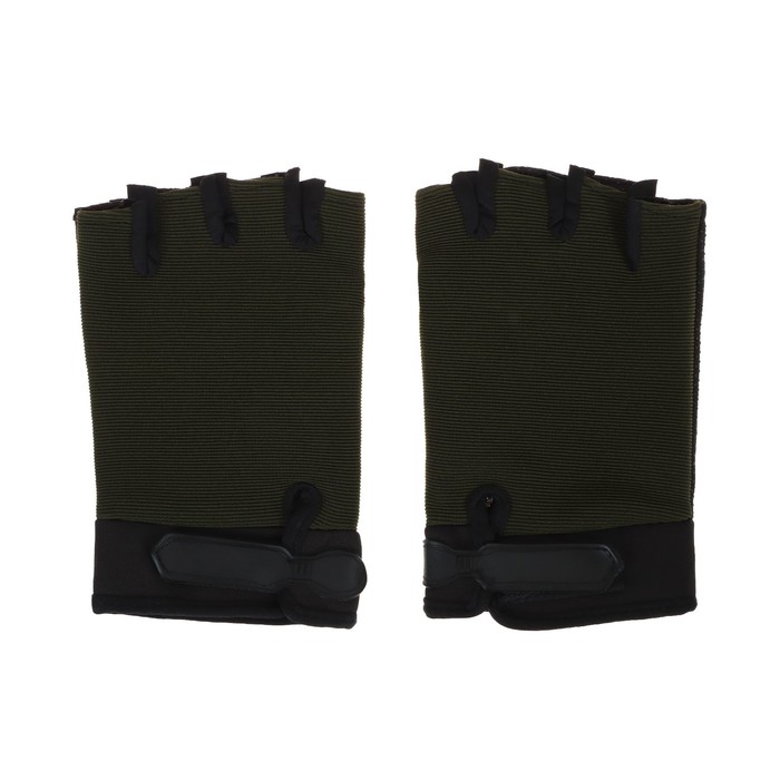 Перчатки СИБИРСКИЙ СЛЕДОПЫТ, зеленые, без пальцев, размер XL цена и фото