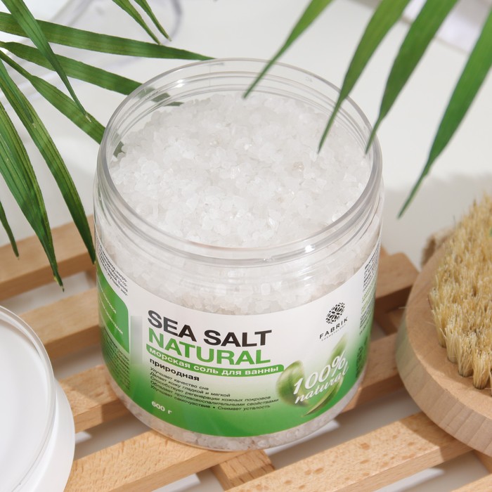 

Соль для ванны морская "Sea Salt" Natural, 600 г