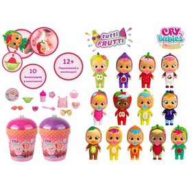 

Кукла Cry Babies Magic Tears, серия Tutti Frutti, фруктовые костюмчики, 13 видов, МИКС