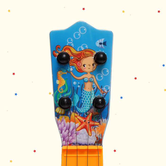 Игрушка музыкальная, гитара "Волшебный мир", 4 струны, цвета МИКС
