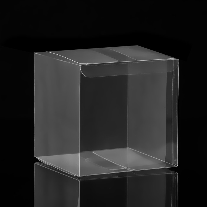 Складная коробка из PVC, матовая 11 x 11 x 11 см садовая миниатюра беседка 11 x 11 x 20 см rayher 46067102