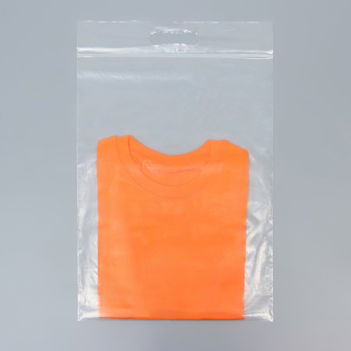 

Пакет zip lock с вырубной ручкой 30 X 40 см