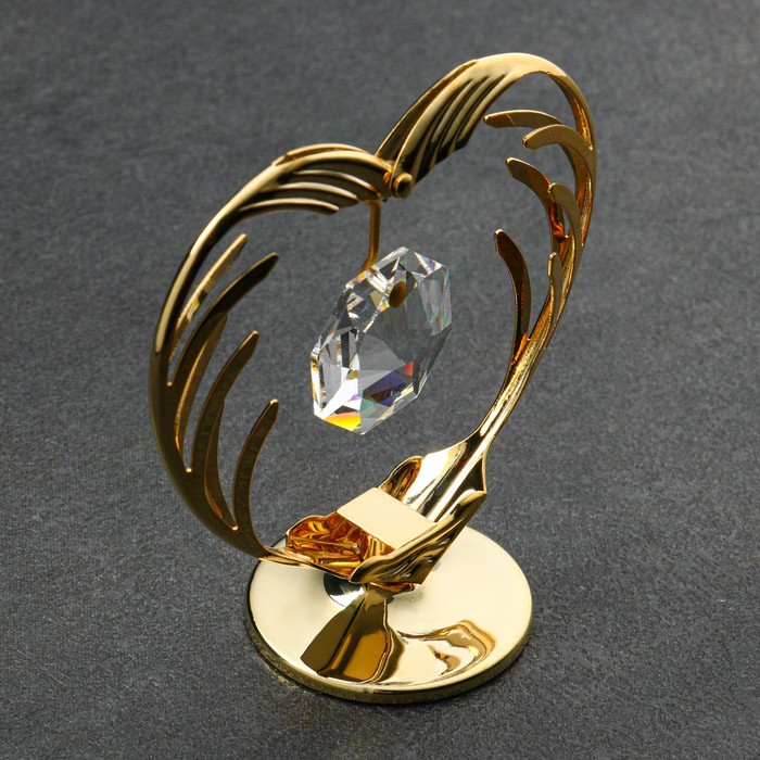 Сувенир Сердце, с кристаллами
