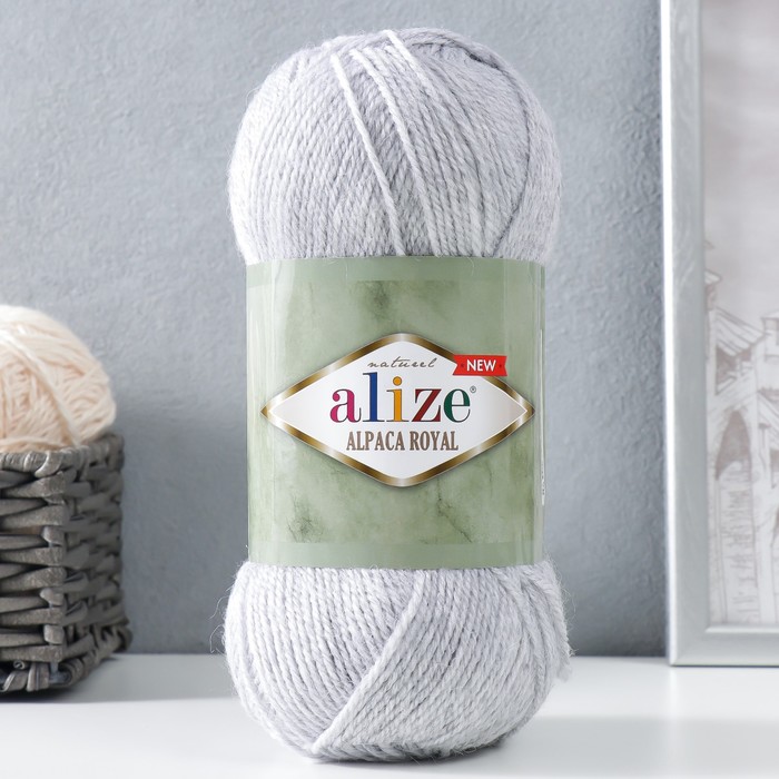 

Пряжа "Alpaca Royal New" 15% альпака, 30% шерсть, 55% акрил 250м/100гр (684)