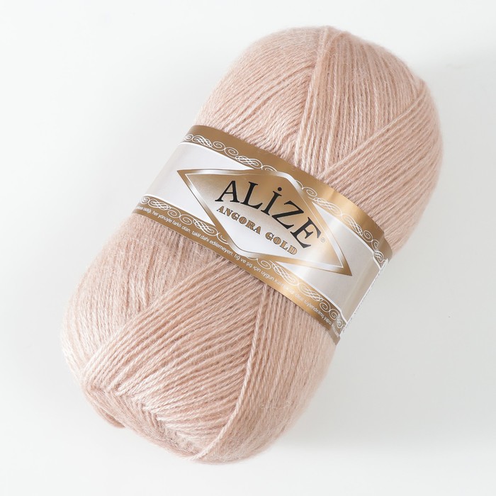 

Пряжа "Angora Gold" 20%шерсть, 80% акрил 550м/100 гр (524)