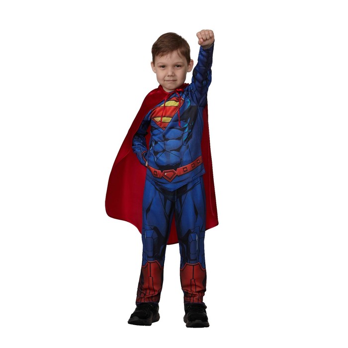 Карнавальный костюм «Супермен» без мускулов, рост 146 см