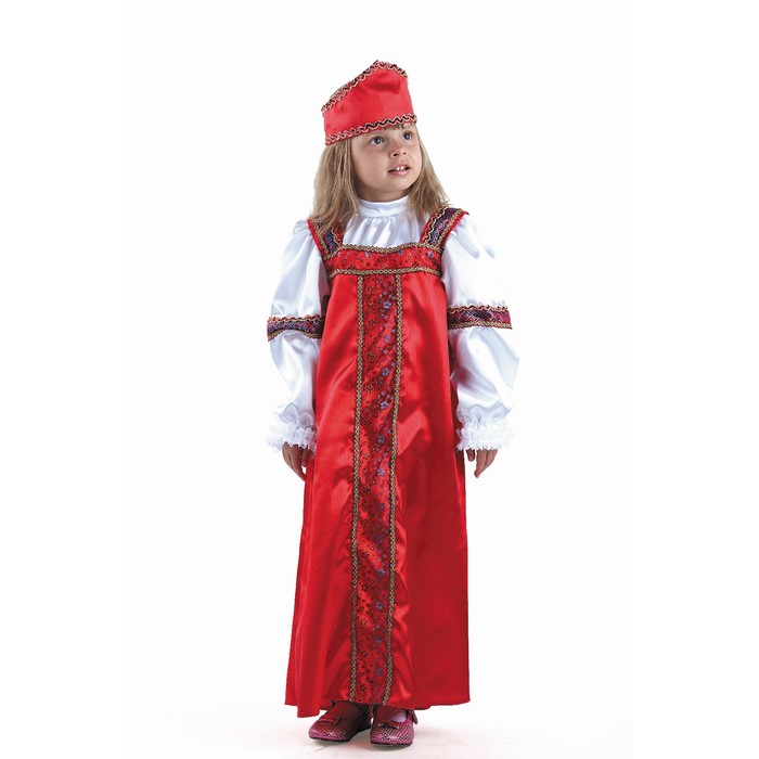 Карнавальный костюм «Марья искусница» (текстиль), рост 128 см
