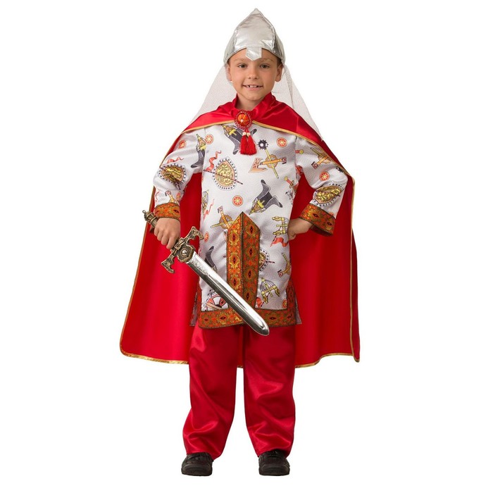 Карнавальный костюм «Богатырь», рост 128 см