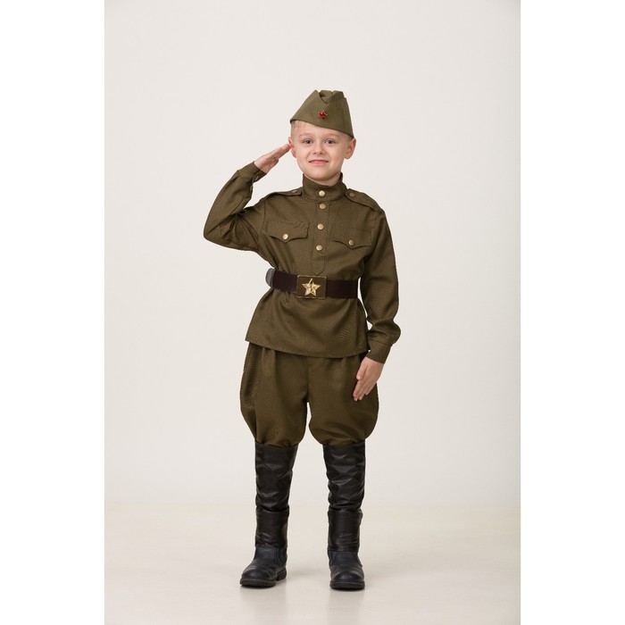 

Карнавальный костюм «Солдат 2» (текстиль), рост 158 см