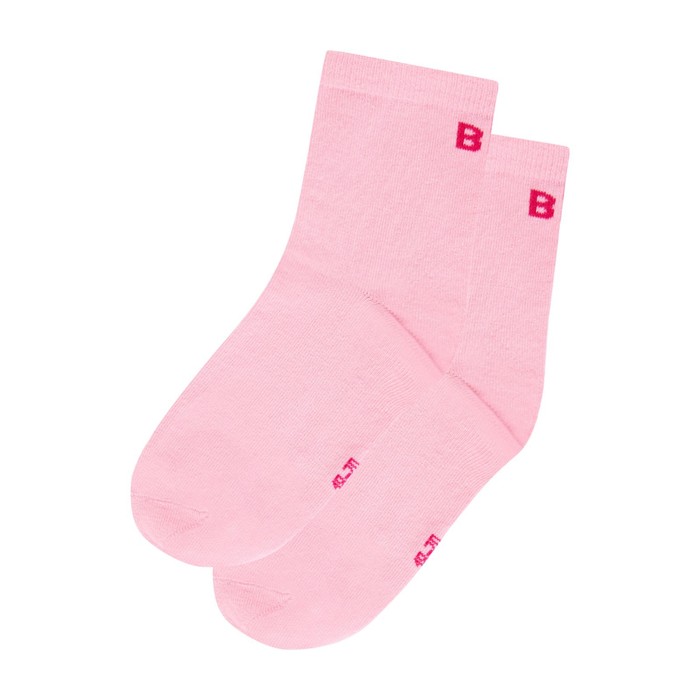 Носки детские, размер 12-14, цвет розовый