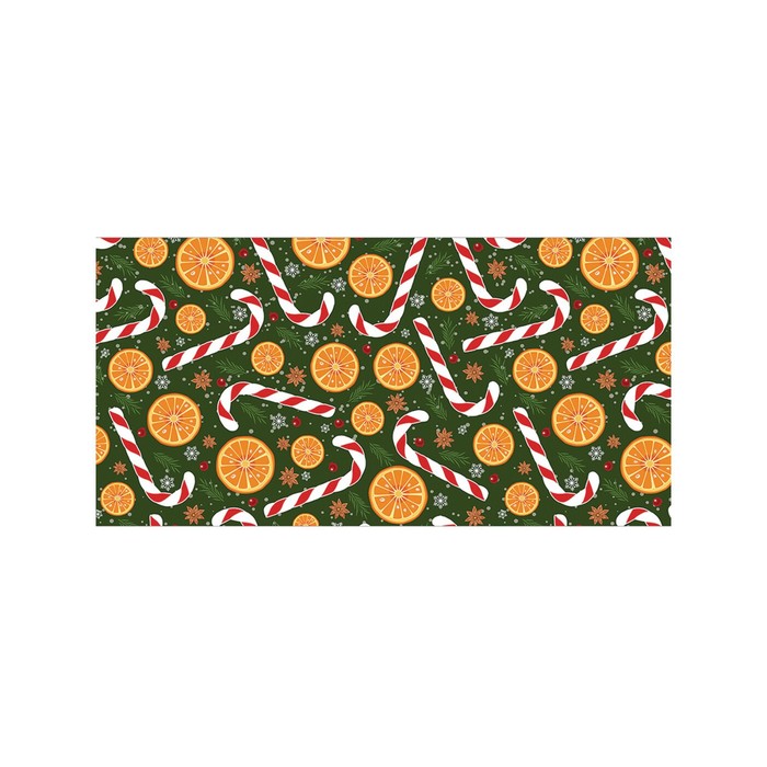Корзина для игрушек «Апельсины и карамельные трости, размер 35х50 см