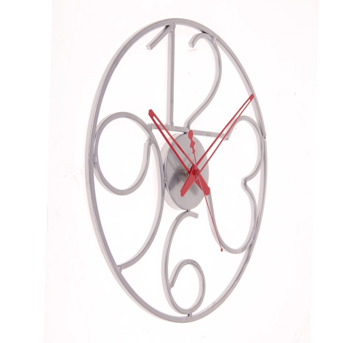 Часы настенные интерьерные "Большие цифры", d=32 см, микс