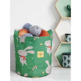 Текстильный мешок «Мышка волшебница», для хранения вещей и игрушек, размер 30х30 см, 18.9 л