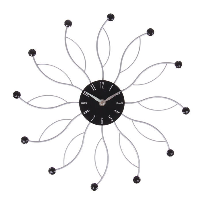 Часы настенные интерьерные "Изящный изгиб"