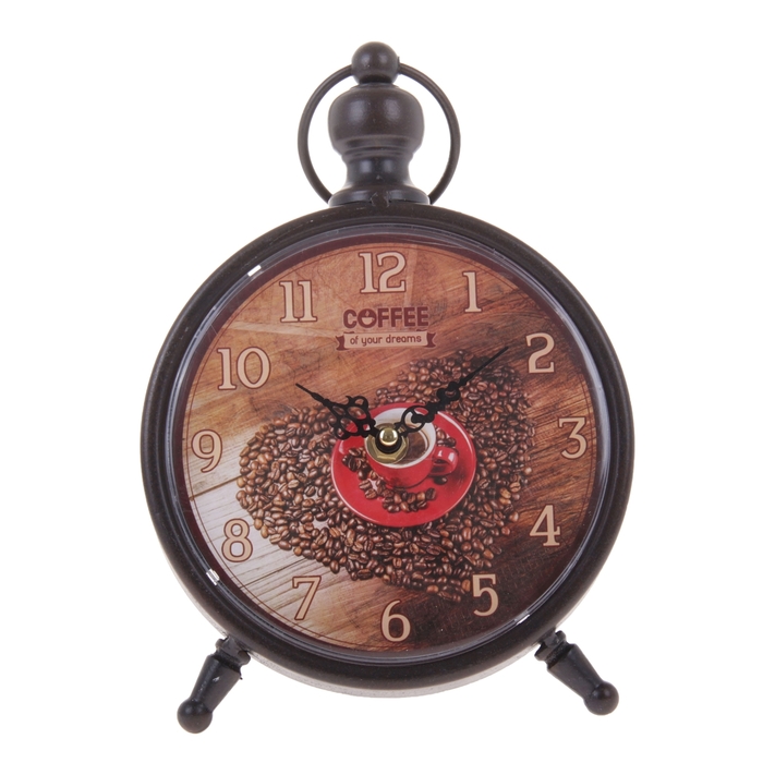 Часы настольные "Кофейные зерна"